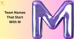 Team Names That Start With M