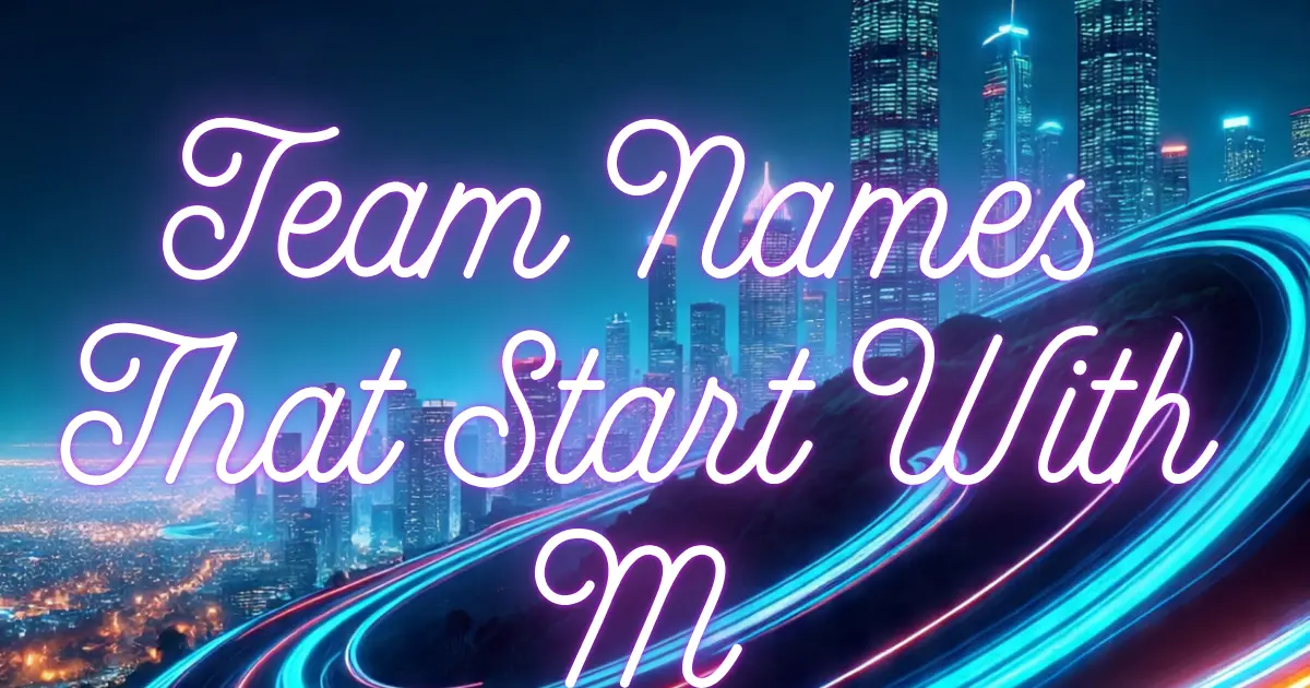 Hockey Team Names Starting with M
