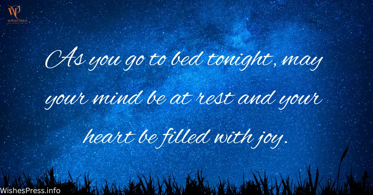 Beautiful & Heartfelt Good Night Blessings
