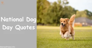 National Dog Day Quotes